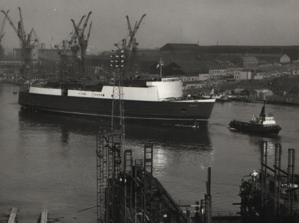 The launch of the Vortigern, March 5 1969 (courtesy Roy Thornton collection)