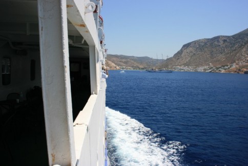 Arriving at Sifnos