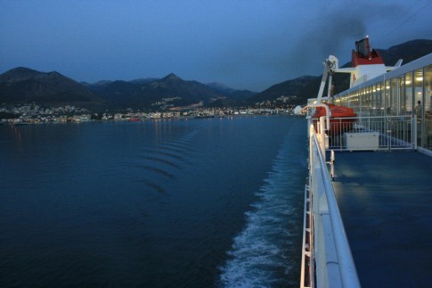 Leaving Igoumenitsa on the Superfast VI headed for Ancona.