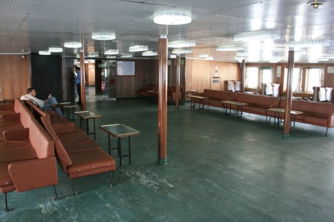 The aft former Second Class lounge