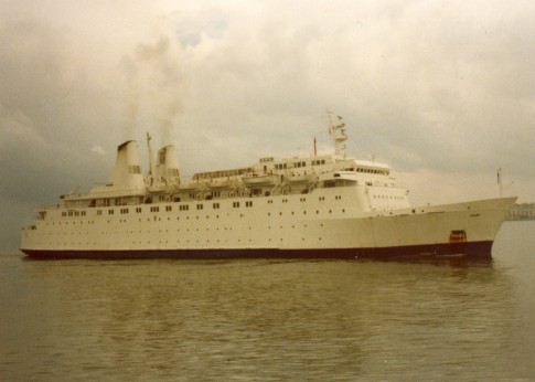 The ship in her second guise as Paquet's Azur.