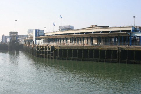 The Gare Maritime in August 2008, with berth 15 to the left.
