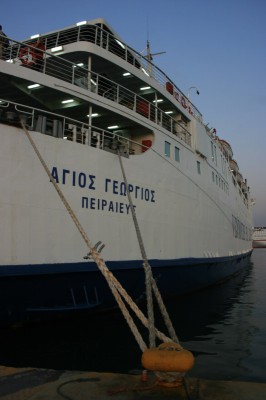 The Agios Georgios at Piraeus.