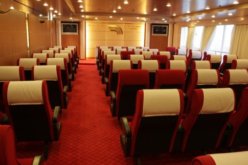 A smaller conference room on the starboard side of Deck 9.