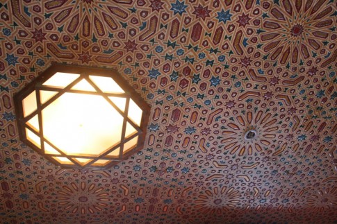 Salon Marocain -  ceiling detail.