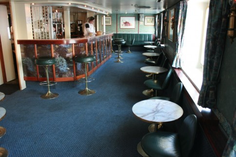 The Compass Bar on the starboard side. 