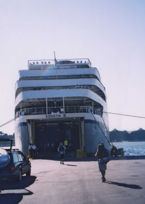Boarding the Egnatia III.