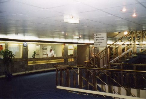 Another view, from the starboard side, showing more of the main staircase. 