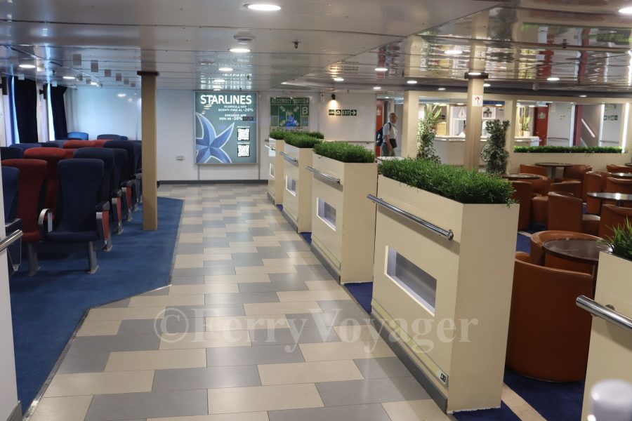 Amidships starboard-side arcade