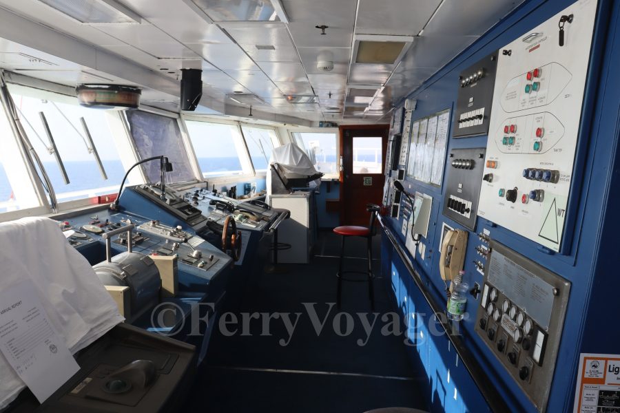 The European Star's wheelhouse