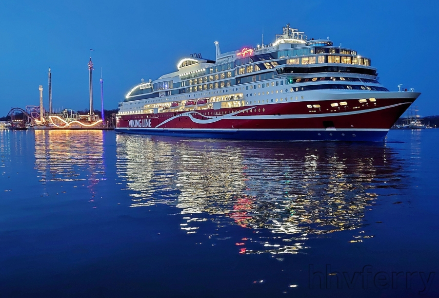 The Viking Glory at Stockholm.