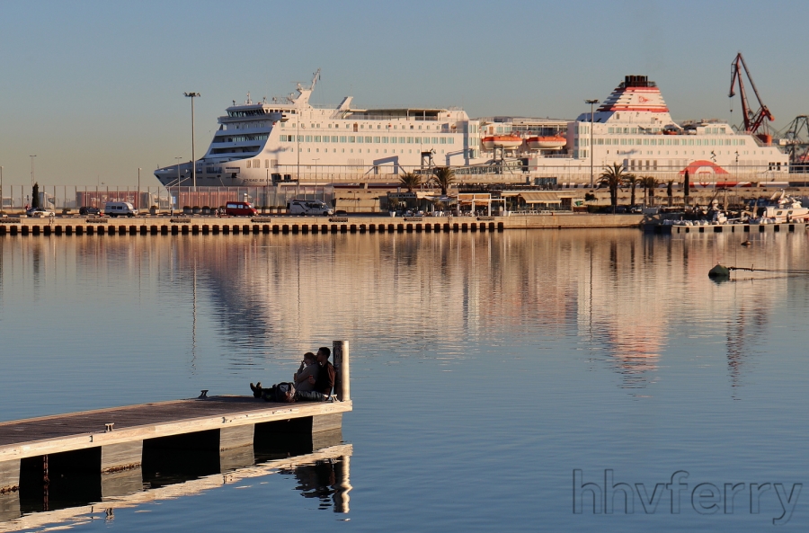 Grimaldi-Trasmed's Ciudad de Granada (ex-Sorolla) at Valencia.