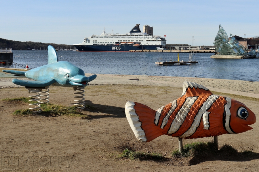 The Pearl of Scandinavia of DFDS at Oslo in March.