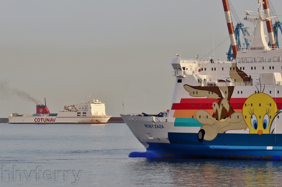 The Ulysee and Moby Zaz? at Genoa in June.