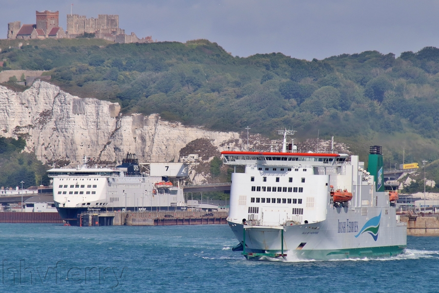 The C?te des Flandres and Isle of Inishmore at Dover, June 2022.
